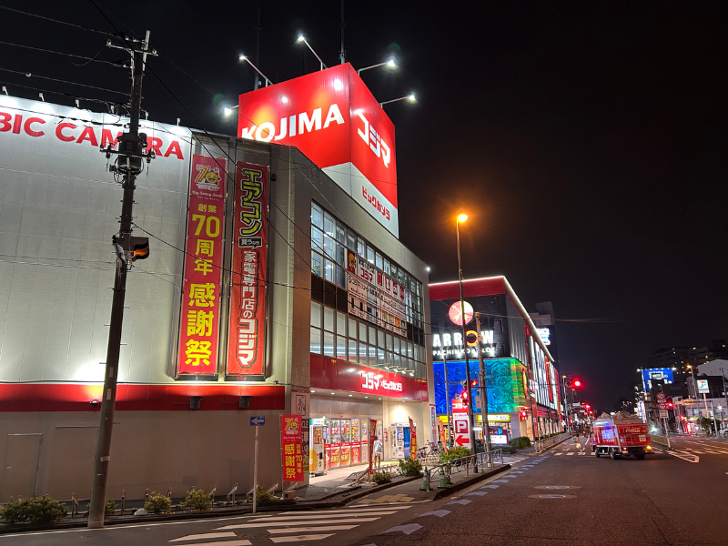 楽天モバイル_コジマ×ビックカメラ_池上店_アクセス2