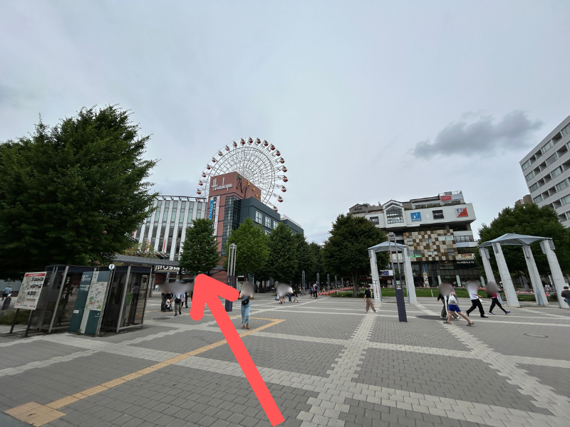 楽天モバイル エディオン モザイクモール港北店　アクセス３