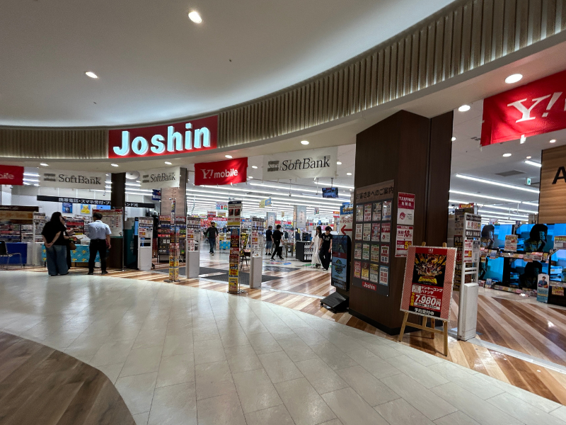 楽天モバイル ジョーシン 白山イオンモール店 外観2