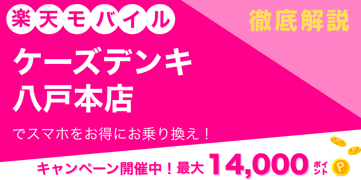 楽天モバイル ケーズデンキ 八戸本店のメイン画像