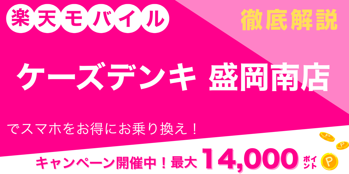 楽天モバイル　ケーズデンキ 盛岡南店　メイン画像