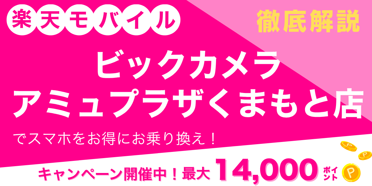 楽天モバイル ビックカメラ アミュプラザくまもと店のメイン画像