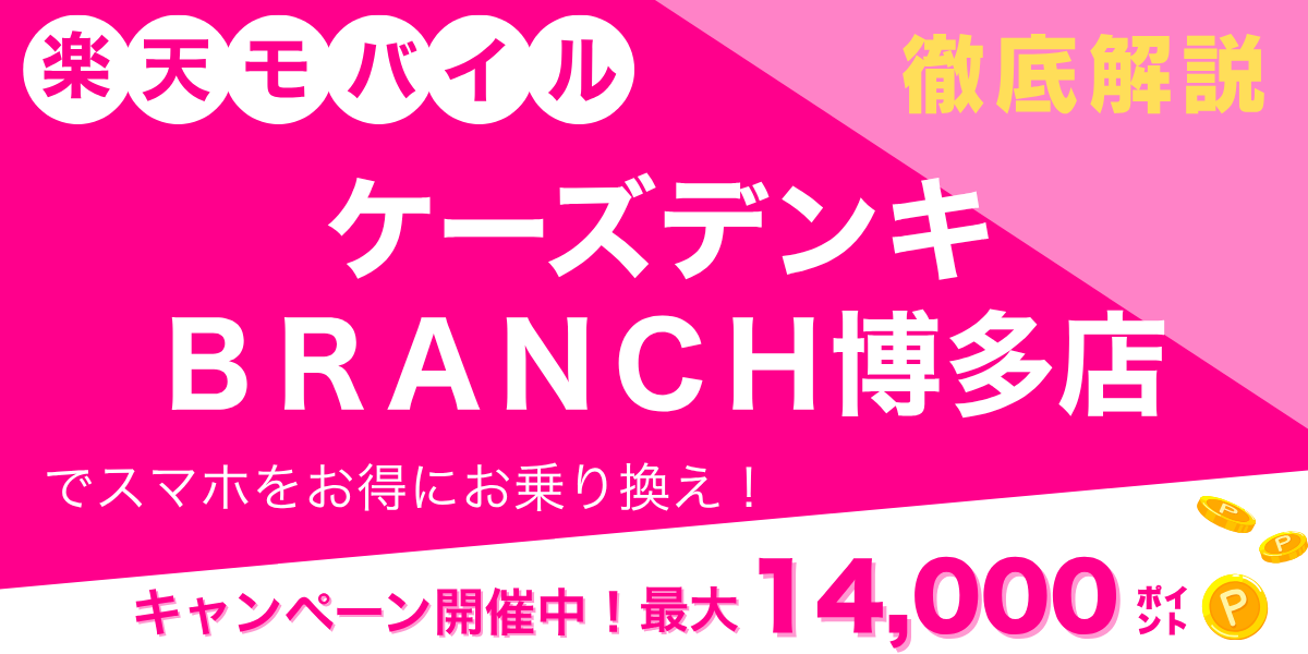 楽天モバイル ケーズデンキ ＢＲＡＮＣＨ博多店のメイン画像
