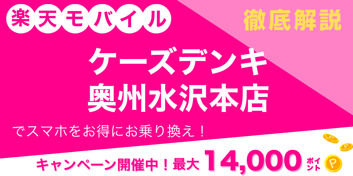 楽天モバイル ケーズデンキ 奥州水沢本店のメイン画像