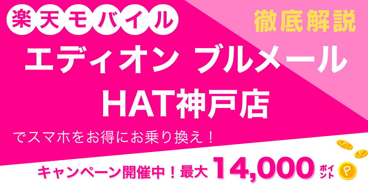 楽天モバイル エディオン ブルメールHAT神戸店 メイン画像