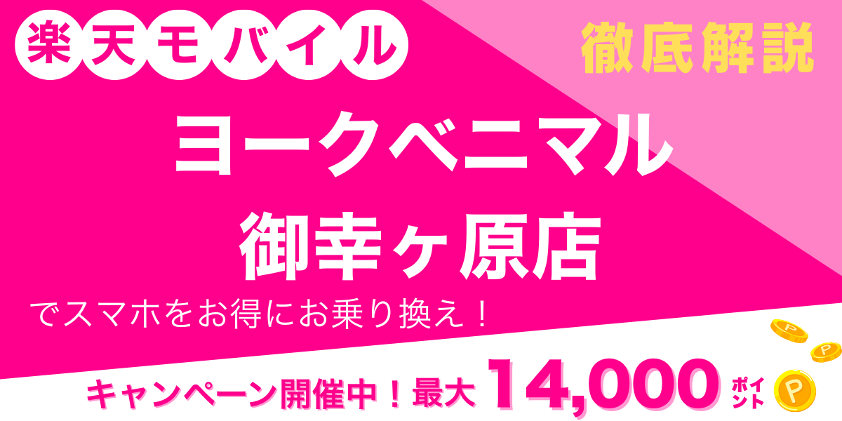 楽天モバイル ヨークベニマル御幸ヶ原店 メイン画像