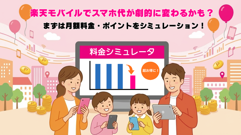 楽天モバイル 料金シミュレータ KV